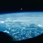 The Moon over Earth