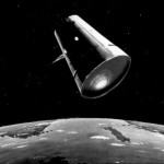 The reentry vehicle begins to enter the atmosphere after jettisoning the propulsion unit.