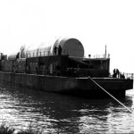 S-I & S-IV Stages Aboard Compromise Barge
