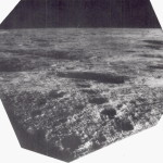 The northwest wall of the Surveyor 5 crater