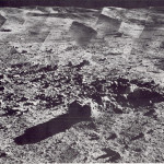 Photomosaic of a panorama taken by Surveyor 7