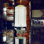 S-II during stacking operations in the VAB