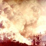 Test firing of S-II Stage in Mississippi