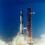 Apollo 4 leaves the launch pad