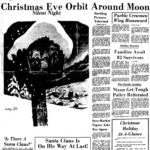 Apollo 8 Christmas Eve around the Moon